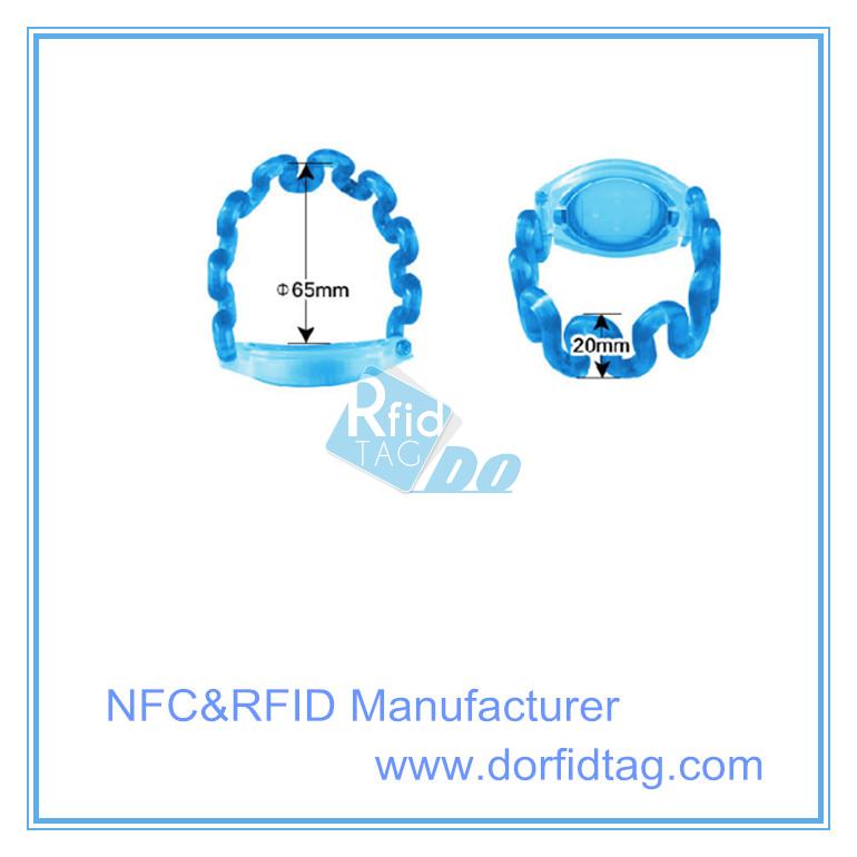 rfid bracelet nfc wristbands for events with  ntag213 nfc antenna nfc means